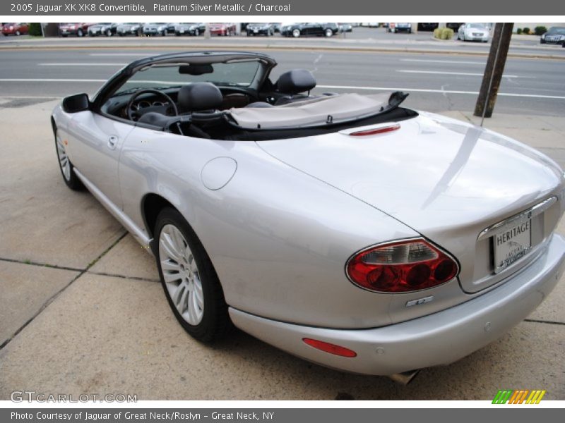 Platinum Silver Metallic / Charcoal 2005 Jaguar XK XK8 Convertible