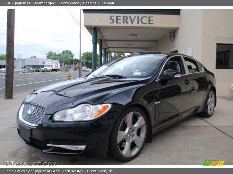 Ebony Black / Charcoal/Charcoal 2009 Jaguar XF Supercharged