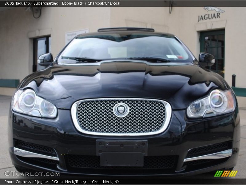 Ebony Black / Charcoal/Charcoal 2009 Jaguar XF Supercharged