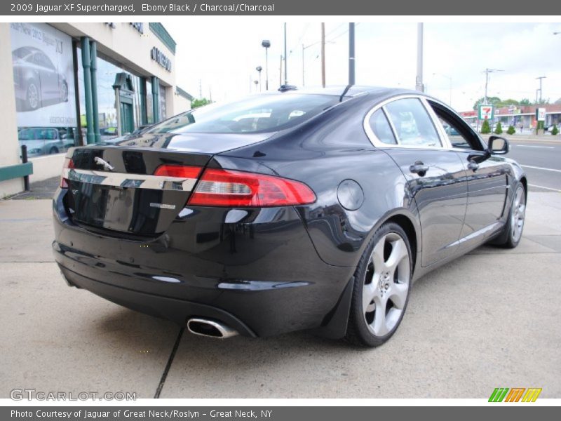 Ebony Black / Charcoal/Charcoal 2009 Jaguar XF Supercharged