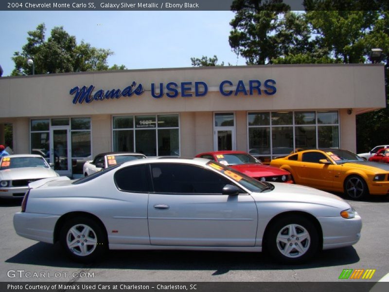 Galaxy Silver Metallic / Ebony Black 2004 Chevrolet Monte Carlo SS
