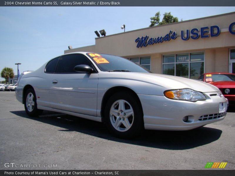 Galaxy Silver Metallic / Ebony Black 2004 Chevrolet Monte Carlo SS