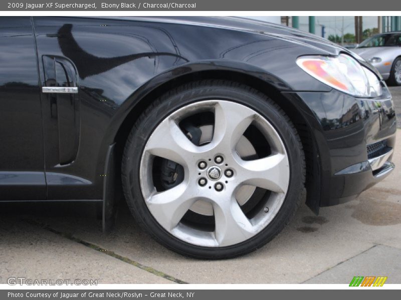 Ebony Black / Charcoal/Charcoal 2009 Jaguar XF Supercharged