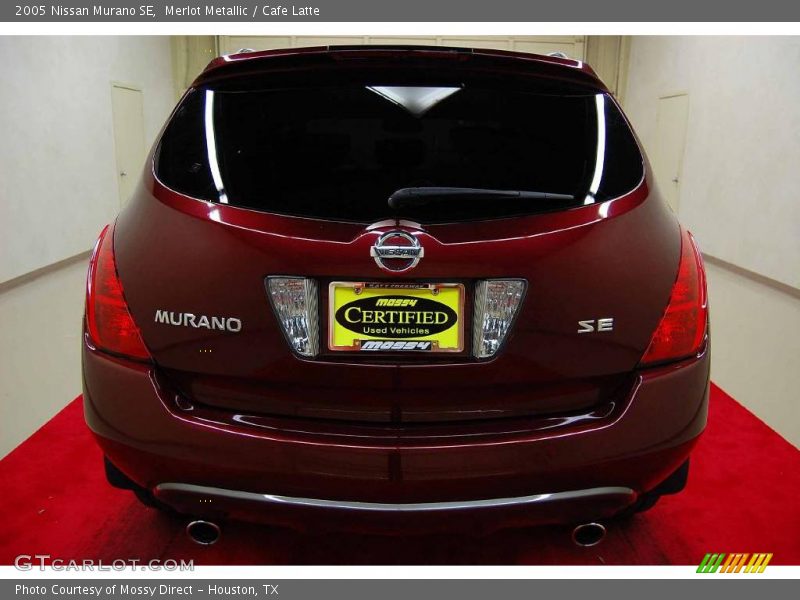 Merlot Metallic / Cafe Latte 2005 Nissan Murano SE