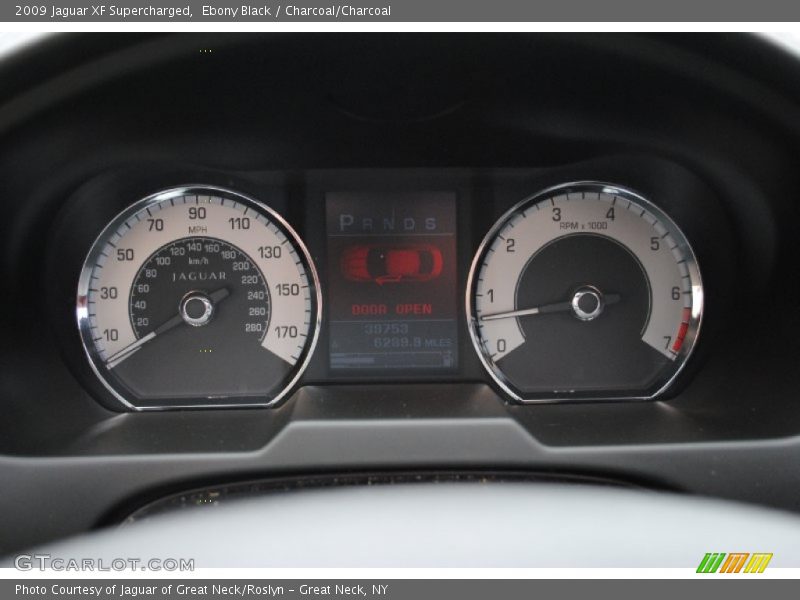 Ebony Black / Charcoal/Charcoal 2009 Jaguar XF Supercharged