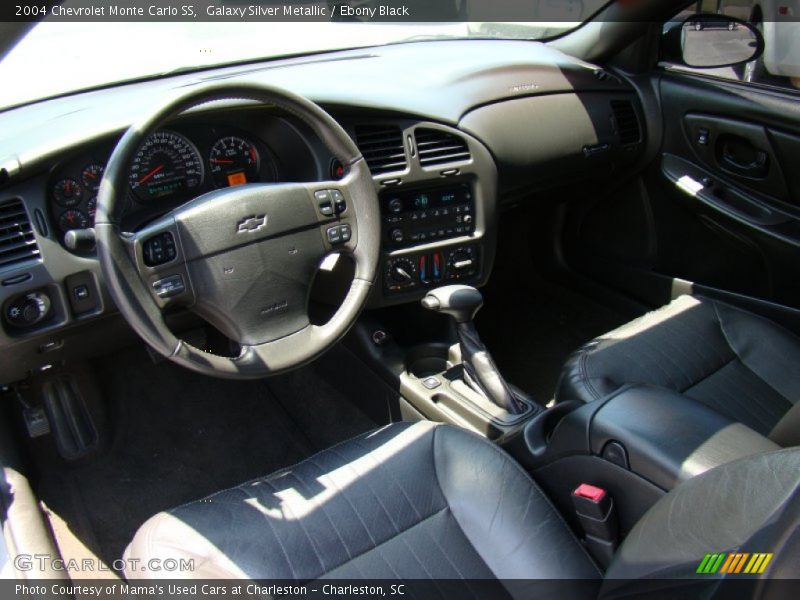 Galaxy Silver Metallic / Ebony Black 2004 Chevrolet Monte Carlo SS