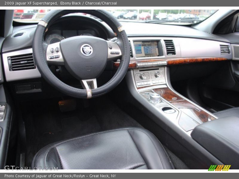 Ebony Black / Charcoal/Charcoal 2009 Jaguar XF Supercharged