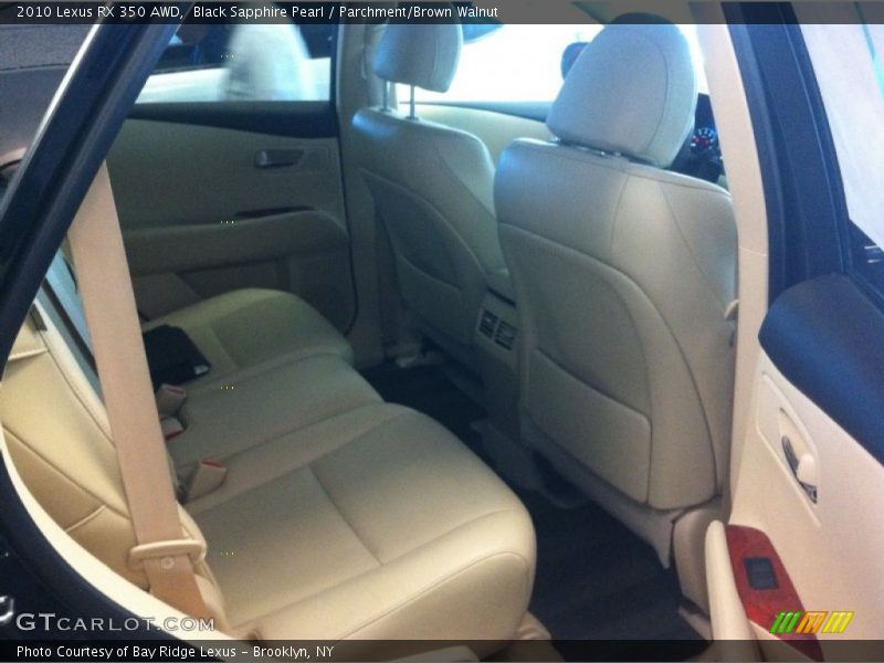 Black Sapphire Pearl / Parchment/Brown Walnut 2010 Lexus RX 350 AWD