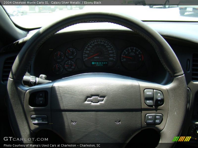 Galaxy Silver Metallic / Ebony Black 2004 Chevrolet Monte Carlo SS