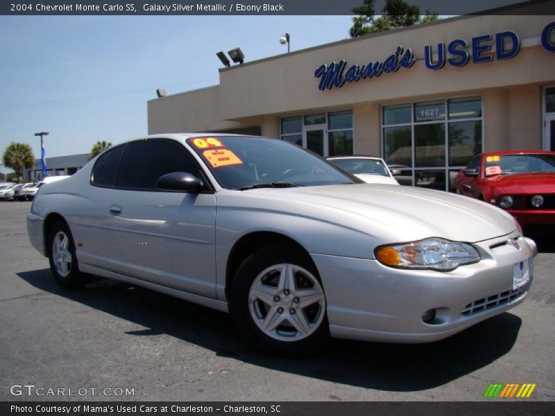Galaxy Silver Metallic / Ebony Black 2004 Chevrolet Monte Carlo SS