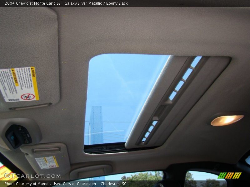 Galaxy Silver Metallic / Ebony Black 2004 Chevrolet Monte Carlo SS