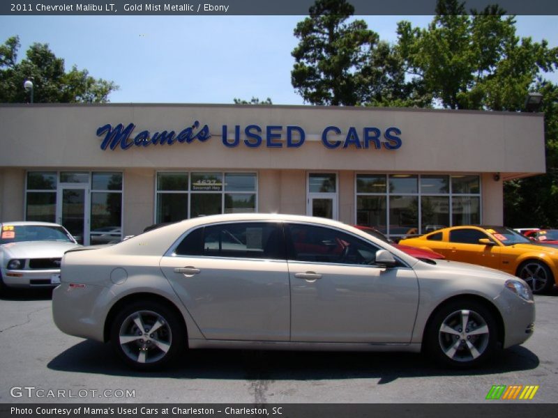 Gold Mist Metallic / Ebony 2011 Chevrolet Malibu LT