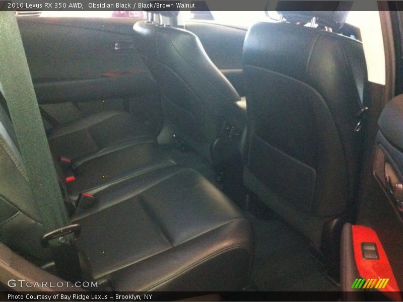 Obsidian Black / Black/Brown Walnut 2010 Lexus RX 350 AWD