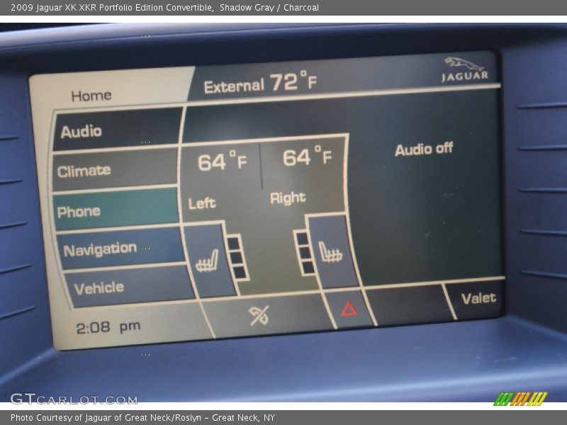Controls of 2009 XK XKR Portfolio Edition Convertible
