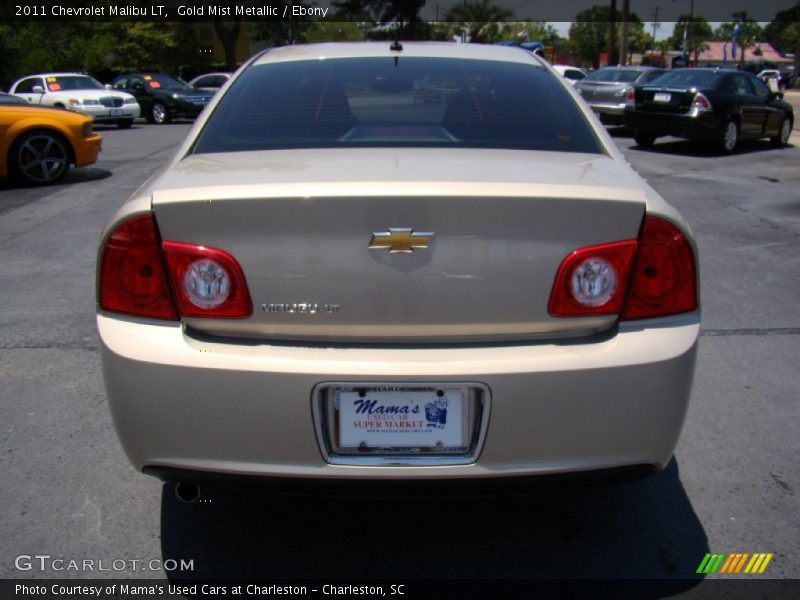 Gold Mist Metallic / Ebony 2011 Chevrolet Malibu LT