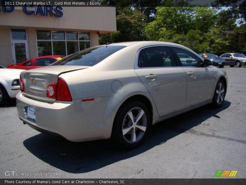 Gold Mist Metallic / Ebony 2011 Chevrolet Malibu LT