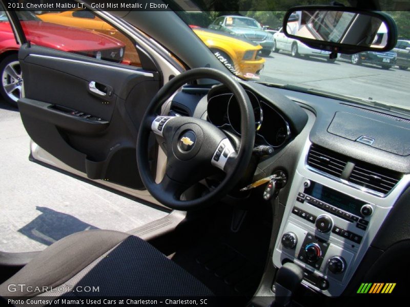 Gold Mist Metallic / Ebony 2011 Chevrolet Malibu LT