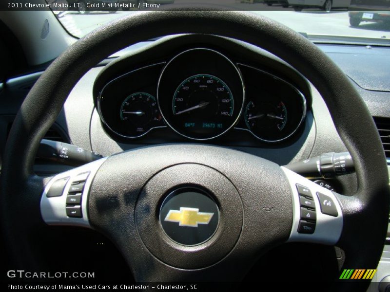 Gold Mist Metallic / Ebony 2011 Chevrolet Malibu LT