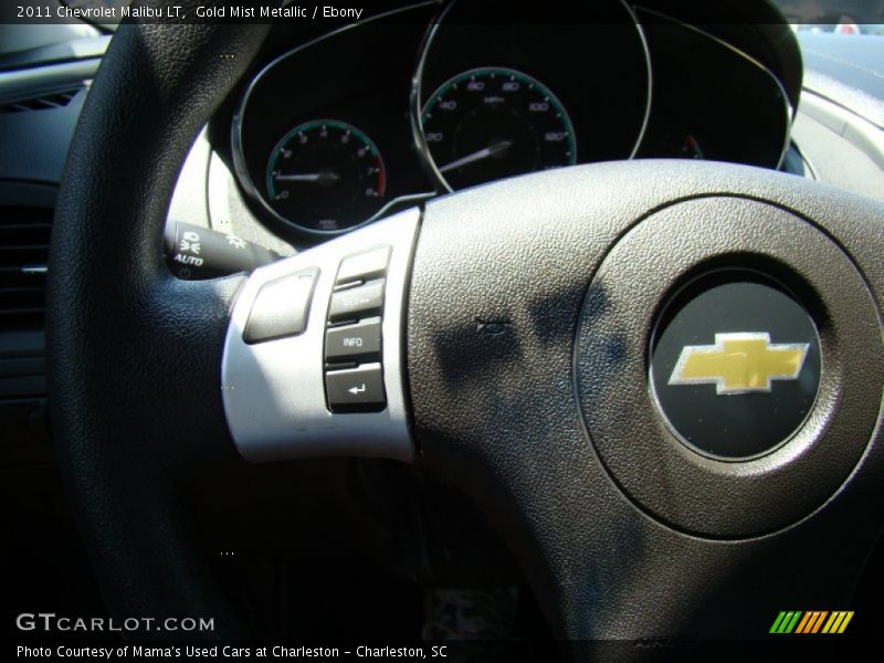 Gold Mist Metallic / Ebony 2011 Chevrolet Malibu LT
