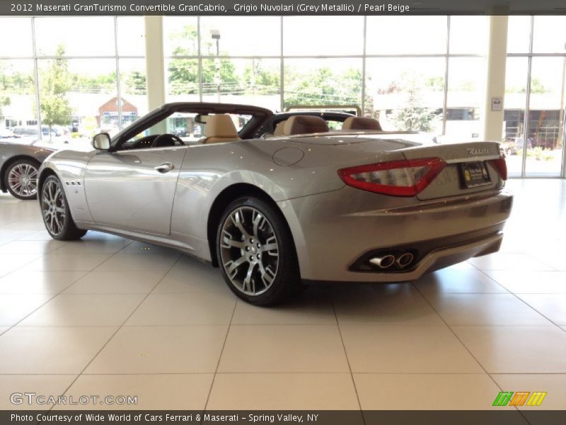 Grigio Nuvolari (Grey Metallic) / Pearl Beige 2012 Maserati GranTurismo Convertible GranCabrio