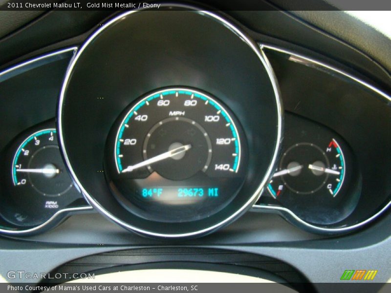 Gold Mist Metallic / Ebony 2011 Chevrolet Malibu LT