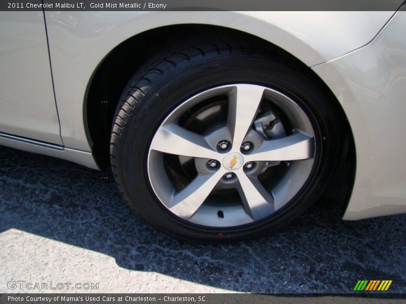 Gold Mist Metallic / Ebony 2011 Chevrolet Malibu LT