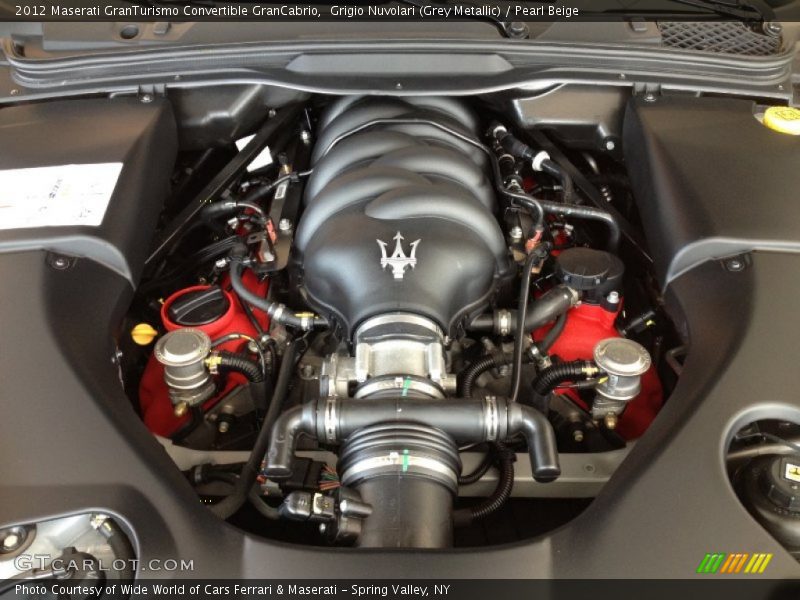  2012 GranTurismo Convertible GranCabrio Engine - 4.7 Liter DOHC 32-Valve VVT V8
