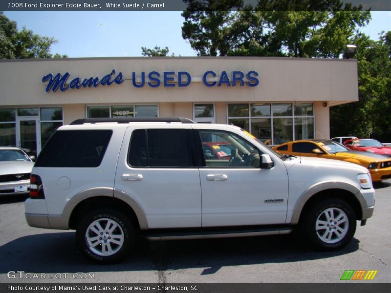 White Suede / Camel 2008 Ford Explorer Eddie Bauer