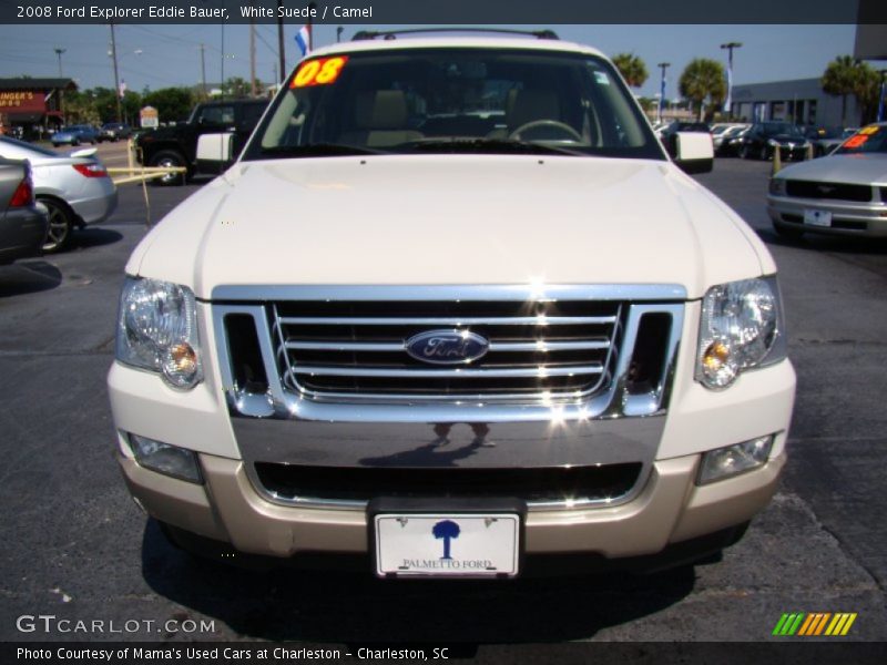 White Suede / Camel 2008 Ford Explorer Eddie Bauer