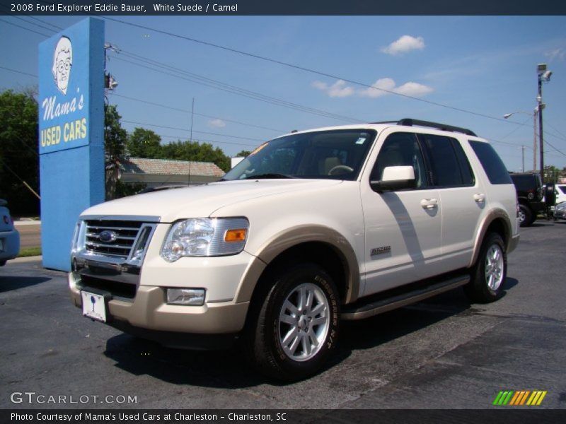 White Suede / Camel 2008 Ford Explorer Eddie Bauer