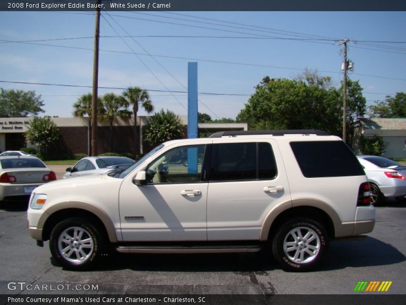 White Suede / Camel 2008 Ford Explorer Eddie Bauer