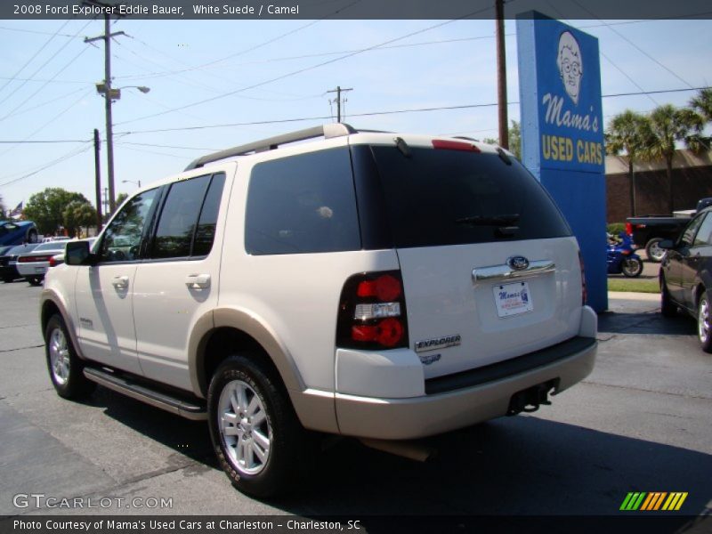 White Suede / Camel 2008 Ford Explorer Eddie Bauer