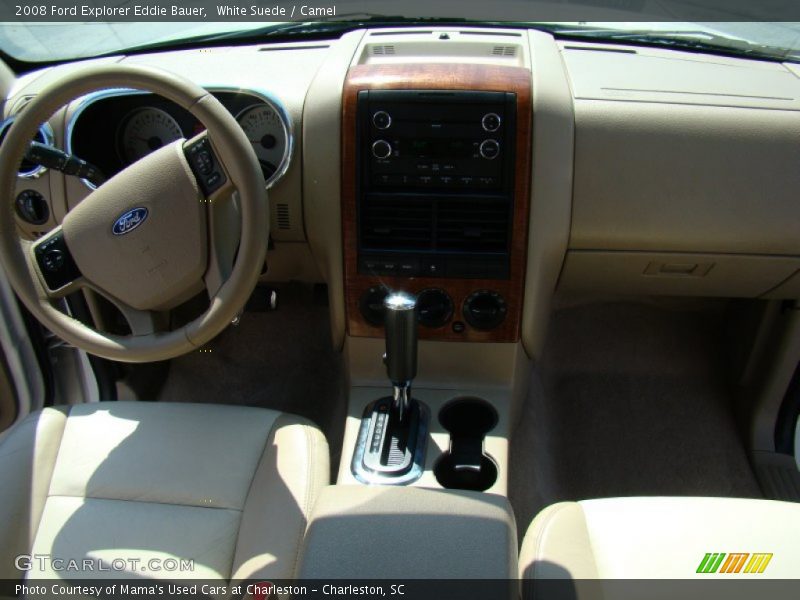 White Suede / Camel 2008 Ford Explorer Eddie Bauer