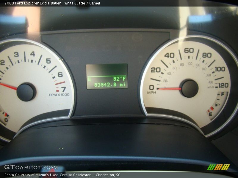 White Suede / Camel 2008 Ford Explorer Eddie Bauer