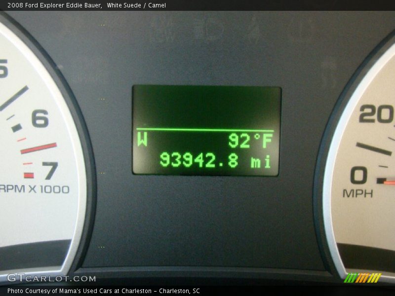 White Suede / Camel 2008 Ford Explorer Eddie Bauer