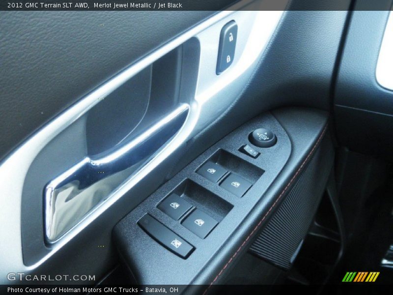 Merlot Jewel Metallic / Jet Black 2012 GMC Terrain SLT AWD