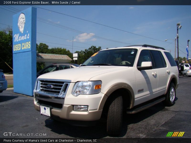 White Suede / Camel 2008 Ford Explorer Eddie Bauer