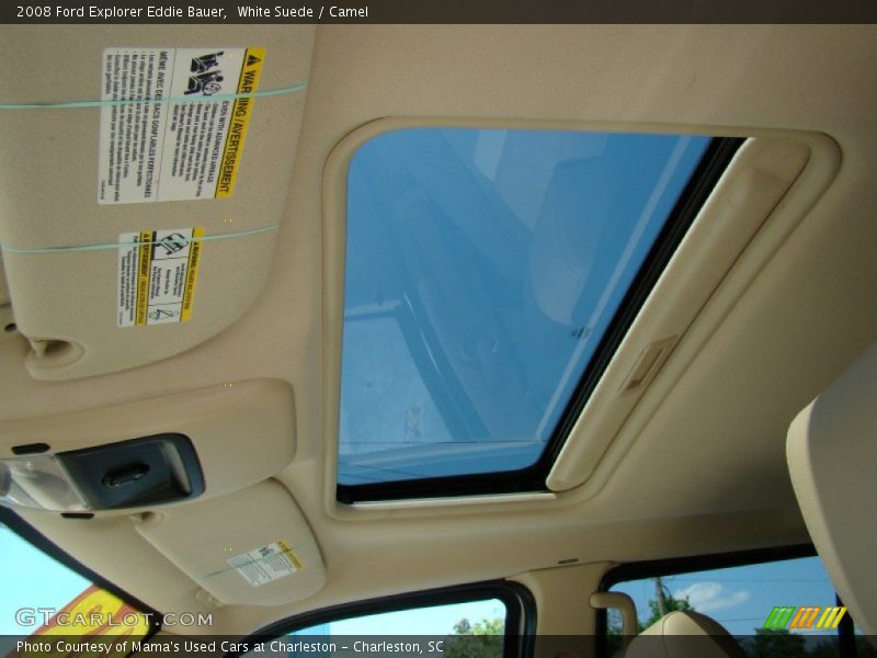 White Suede / Camel 2008 Ford Explorer Eddie Bauer