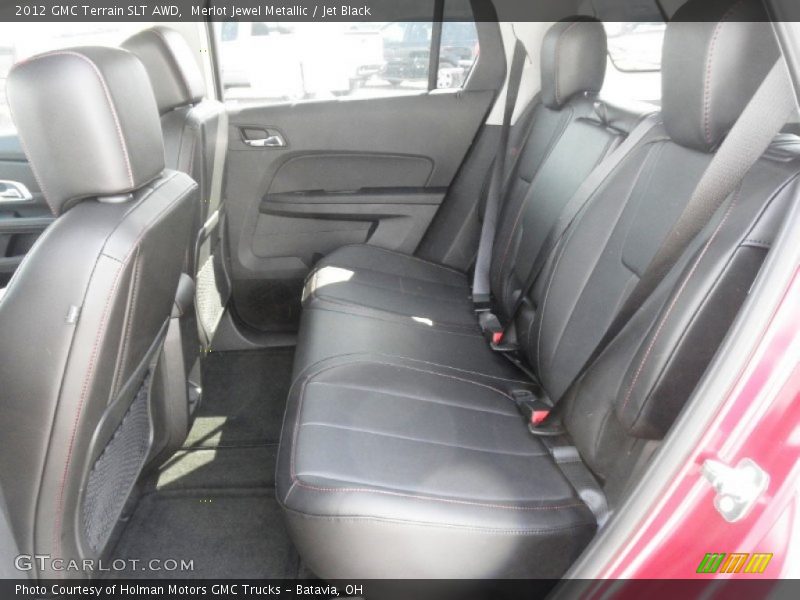 Merlot Jewel Metallic / Jet Black 2012 GMC Terrain SLT AWD