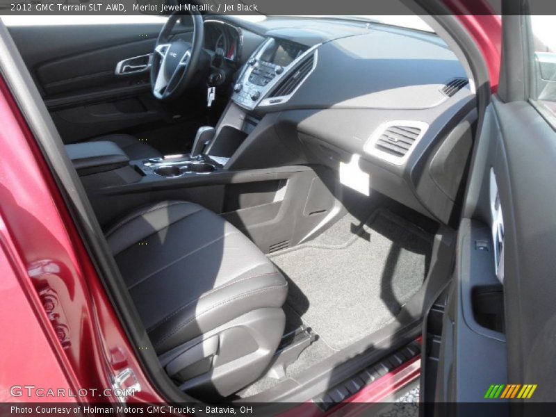 Merlot Jewel Metallic / Jet Black 2012 GMC Terrain SLT AWD