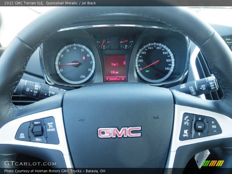 Quicksilver Metallic / Jet Black 2012 GMC Terrain SLE