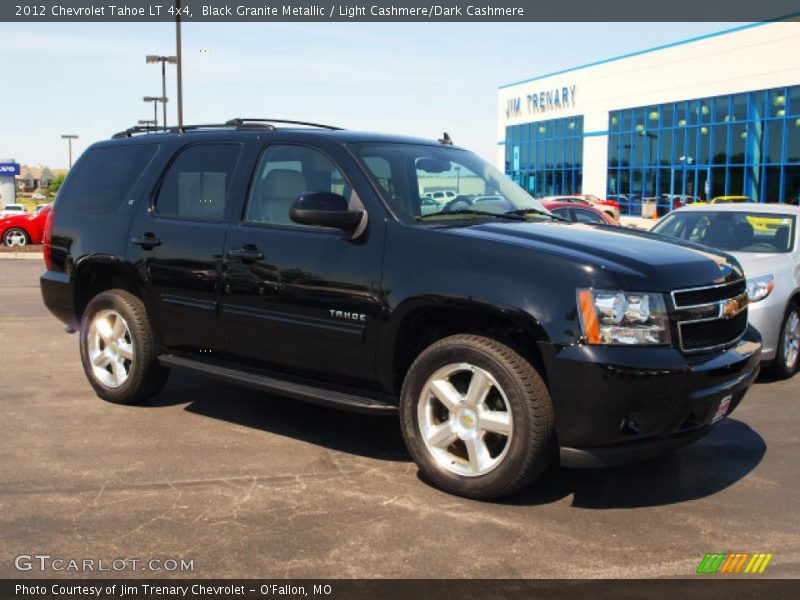 Black Granite Metallic / Light Cashmere/Dark Cashmere 2012 Chevrolet Tahoe LT 4x4