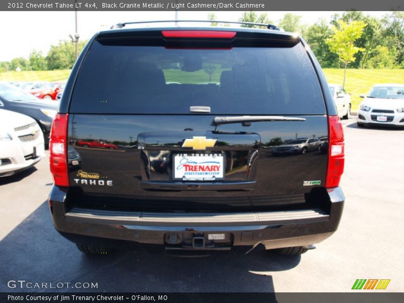 Black Granite Metallic / Light Cashmere/Dark Cashmere 2012 Chevrolet Tahoe LT 4x4