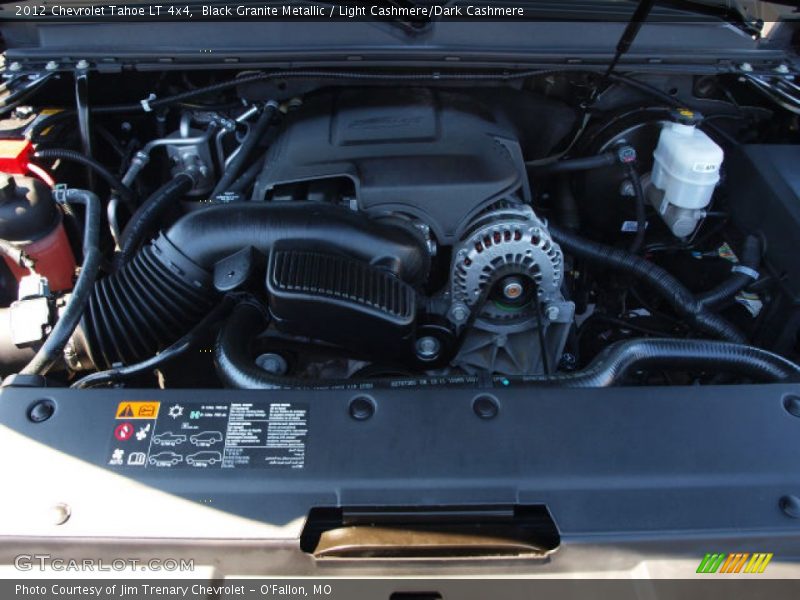 Black Granite Metallic / Light Cashmere/Dark Cashmere 2012 Chevrolet Tahoe LT 4x4