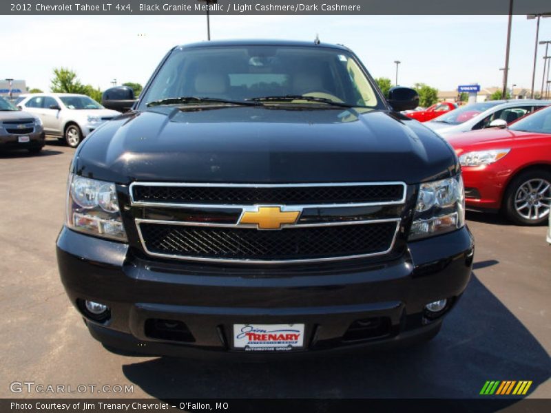 Black Granite Metallic / Light Cashmere/Dark Cashmere 2012 Chevrolet Tahoe LT 4x4