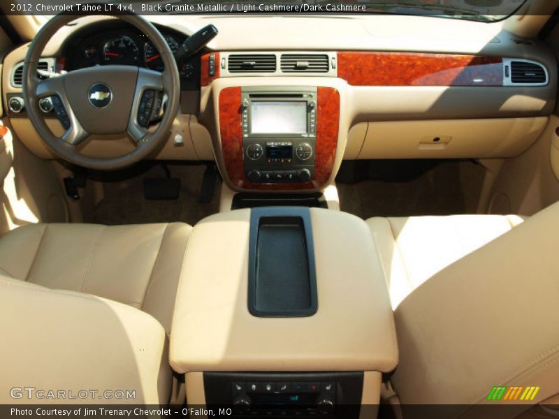 Black Granite Metallic / Light Cashmere/Dark Cashmere 2012 Chevrolet Tahoe LT 4x4