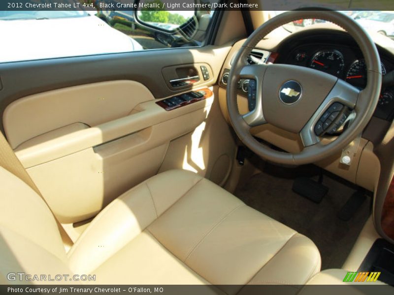 Black Granite Metallic / Light Cashmere/Dark Cashmere 2012 Chevrolet Tahoe LT 4x4
