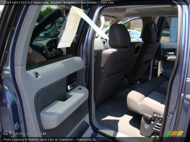 Medium Wedgewood Blue Metallic / Dark Flint 2004 Ford F150 XLT SuperCrew