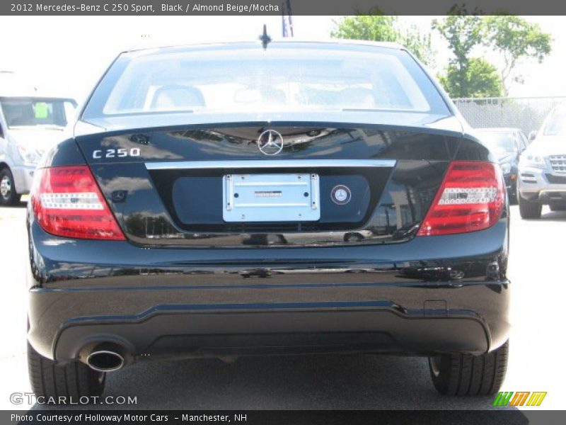 Black / Almond Beige/Mocha 2012 Mercedes-Benz C 250 Sport