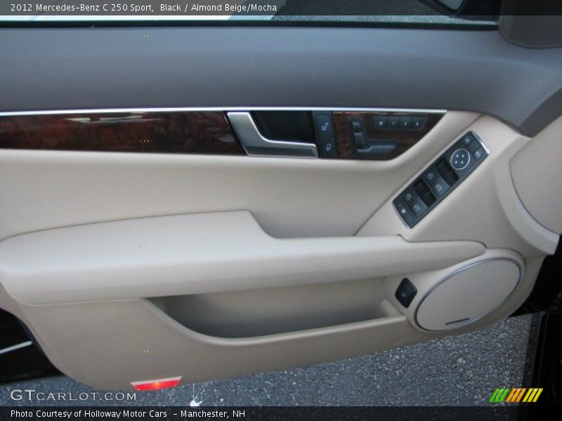 Black / Almond Beige/Mocha 2012 Mercedes-Benz C 250 Sport